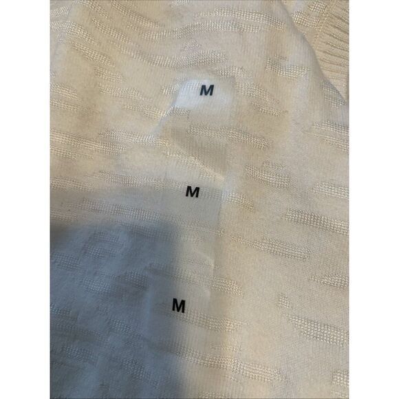 inc international concepts Mens New Solid White V Neck Sleeveless Sweater Vest M - Picture 5 of 6